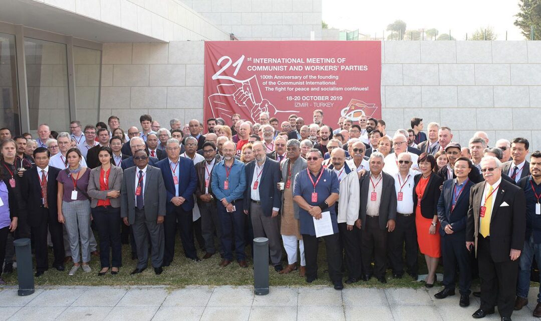 Honderd jaar na de oprichting van de Communistische Internationale gaat de strijd voor vrede en socialisme door!