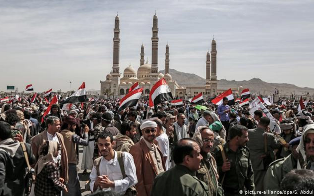 Handen af van Jemen, stop imperialistische interventies!